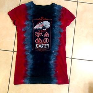 Led Zeppelin Tie dye t shirt